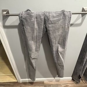 American Eagle Outfitters - Grey Denim Skinny Jean - 30 x 30